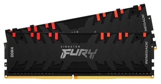 Kingston Fury Renegade Rgb / Predator Rgb Kf436c16rbak2/16 Ddr4-3600 ( Pc4-28800) With Tall Heatsink Cl16 8gb X 2 Kit - Support Intel Xmp ( Extreme Memory Profiles ) 1.35 - 288pin - Lifetime Warranty