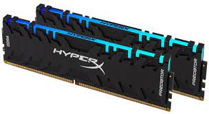 Kingston Hx436c17pb3ak2/16 / Hx436c17pb4ak2/16 Ddr4-3600 ( Pc4-28800) Hyper-X Rgb Predator With Tall Heatsink Cl17 8gb X 2 Kit - Support Intel Xmp ( Extreme Memory Profiles ) 1.35 - 288pin - Lifetime Warranty