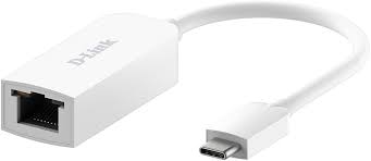 D-Link Dub-E250 Usb3 Type-C/Thunderbolt To 2.5gbps Network Adapter 4600 Mbps Full-Duplex Plastic Housing 53x21.5x15mm + 160mm Cable