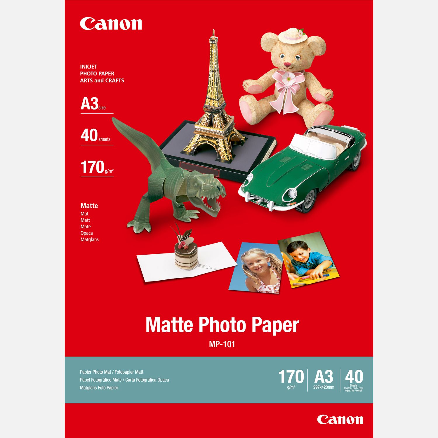 Canon Mp-101 A3 Matte Photo Paper - 40sheets 170g/M