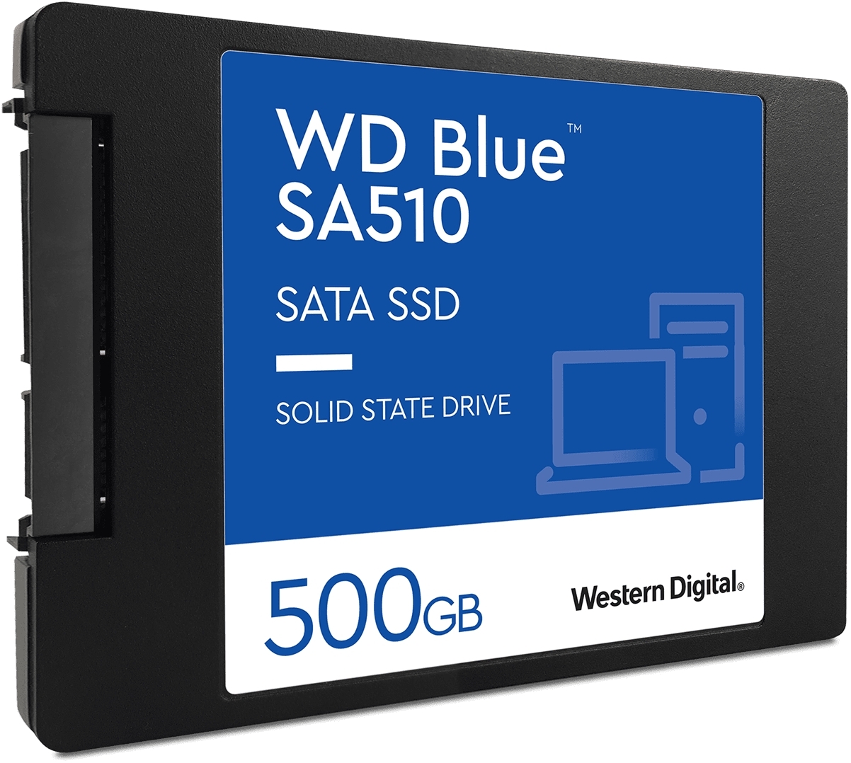Westerndigital Blue Sa510 Wds500g3b0a 2.5" Ssd 500gb 3d Tlc With Slc Cache Sata6g - Sequential Read Read/Write : 560/510mb/Sec Random Read/Write 4k : 90000/82000 Iops 1.75 Millions Mtbf With 200tbw - 5 Years Warranty