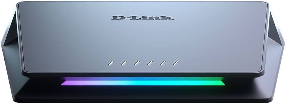 D-Link Dms-106xt - 6 Port ( 1x 10gb + 5x 2.5gb ) Un-Managed Switch - Aluminum Housing With Rgb Auto-Mdi/Mdix 4k Mac Address 192k Ram Buffer Per Device 16gbps Switching Capacity 621163 Hours Mtbf 162x102x28mm