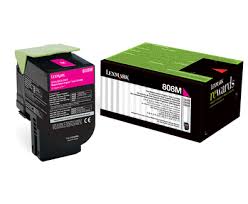 Lexmark 80c80m0 808 Magenta - Return Program Toner 1000 Pages - For Lexmark Cx310 Cx410 Cx510