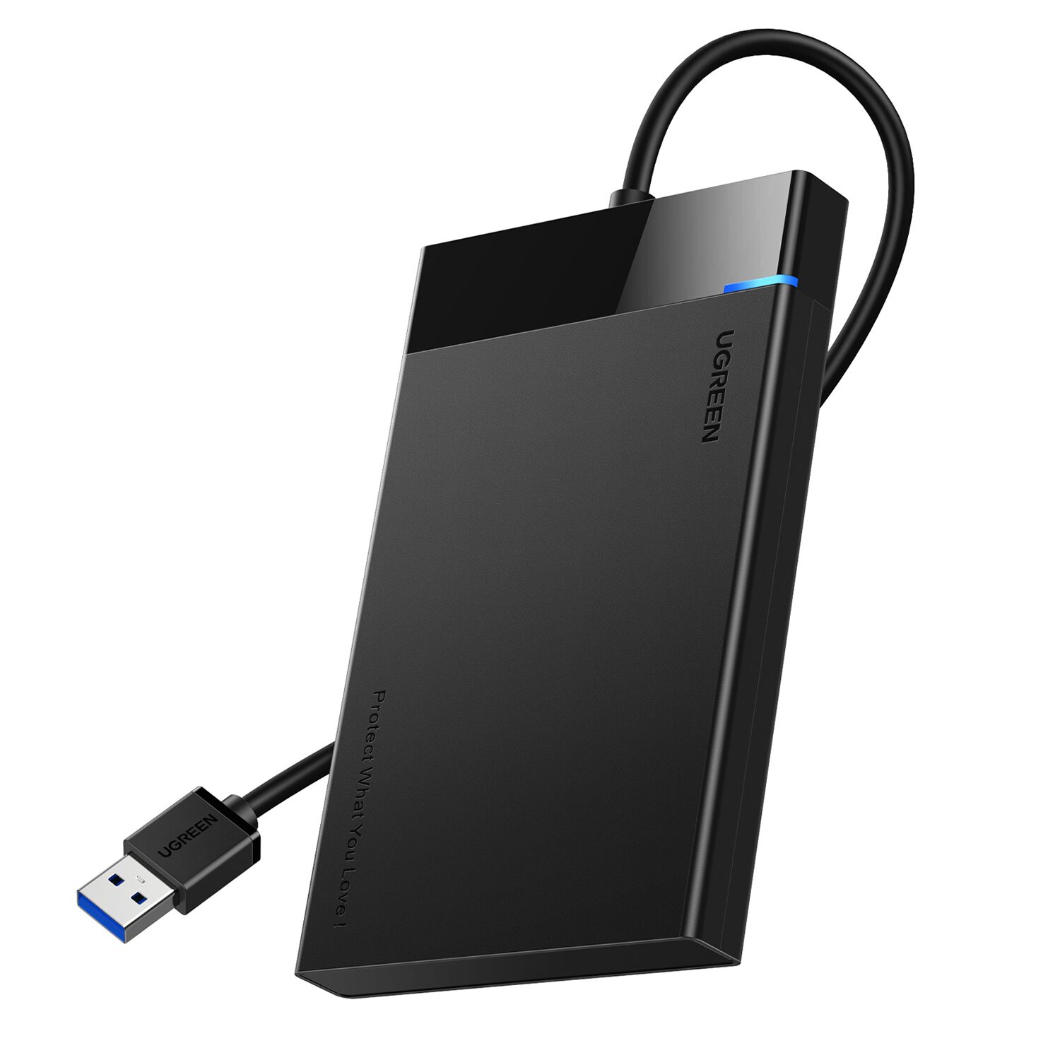 Ugreen Usb 3.0 To 2.5” Sata Hard Drive Enclosure (Non-Detachable Cable)
